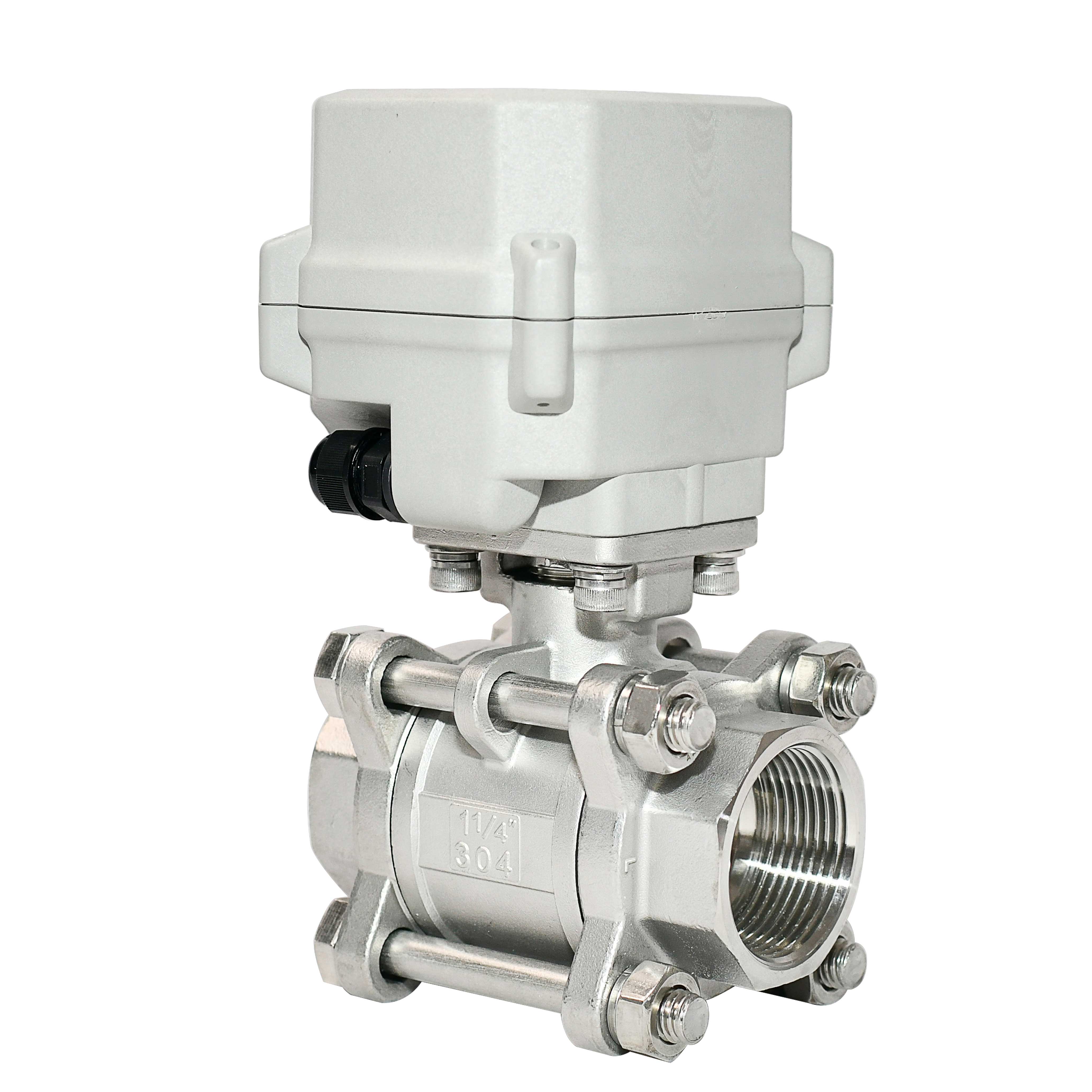 What is stainless steel three-piece ball valve?
